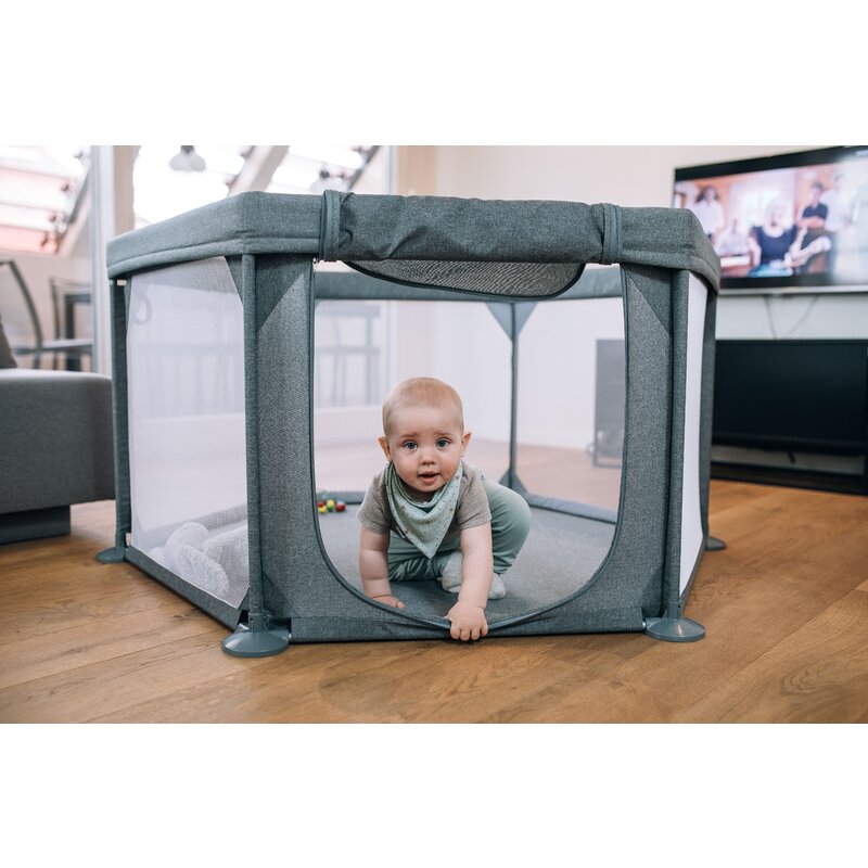 Tarc Joaca Hexagonal FreeON, 4 Mâner, Grey - imagine 4