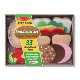 Melissa & Doug Set Sandwich Jucărie Bucătărie - imagine 4