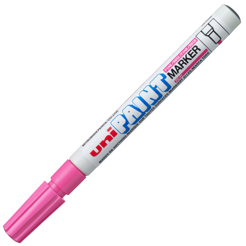 Marker Uni-ball Oil Base Roz, Permanent, 0.8-1.2 mm