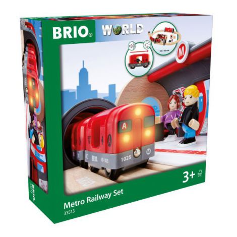 Set Metrou Brio pe Sine | Trenulet Interactiv - imagine 2