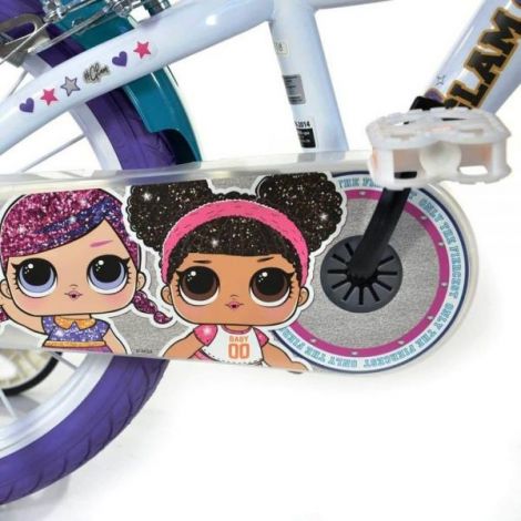 Bicicleta LOL Dino Bikes 14" pentru fete 3-5 ani - imagine 6