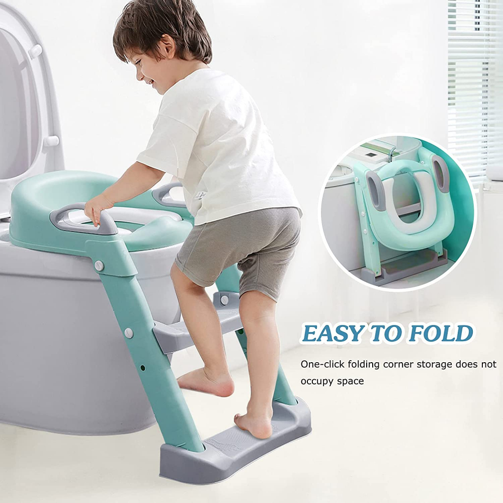 Reductor Toaleta Little Mom Pliabil cu Manere - imagine 11