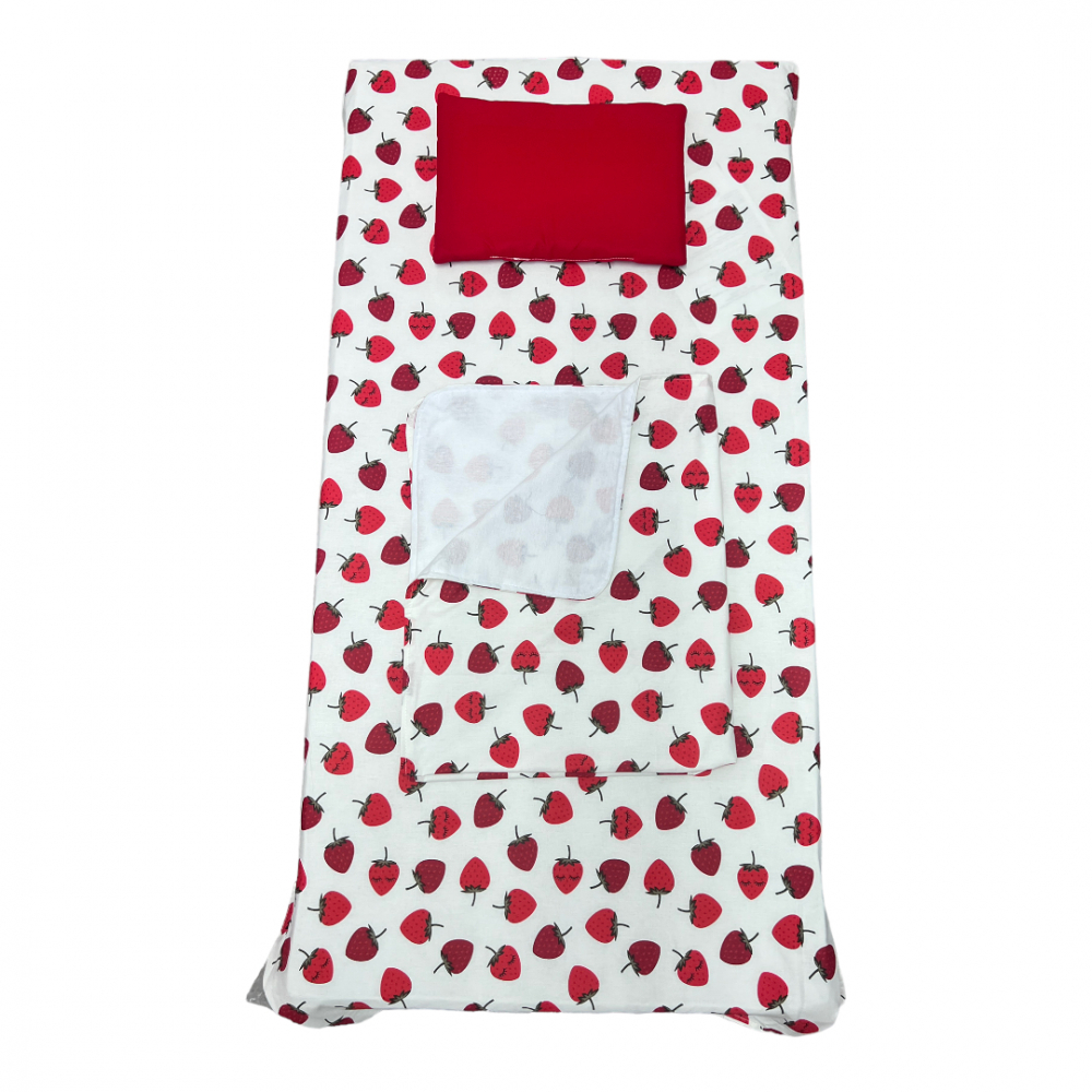 Set 3 piese paturică cearsaf pernută 140x70 cm Deseda