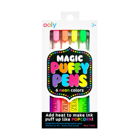 Ooly Puffy Pens - Carioci 3D Magice
