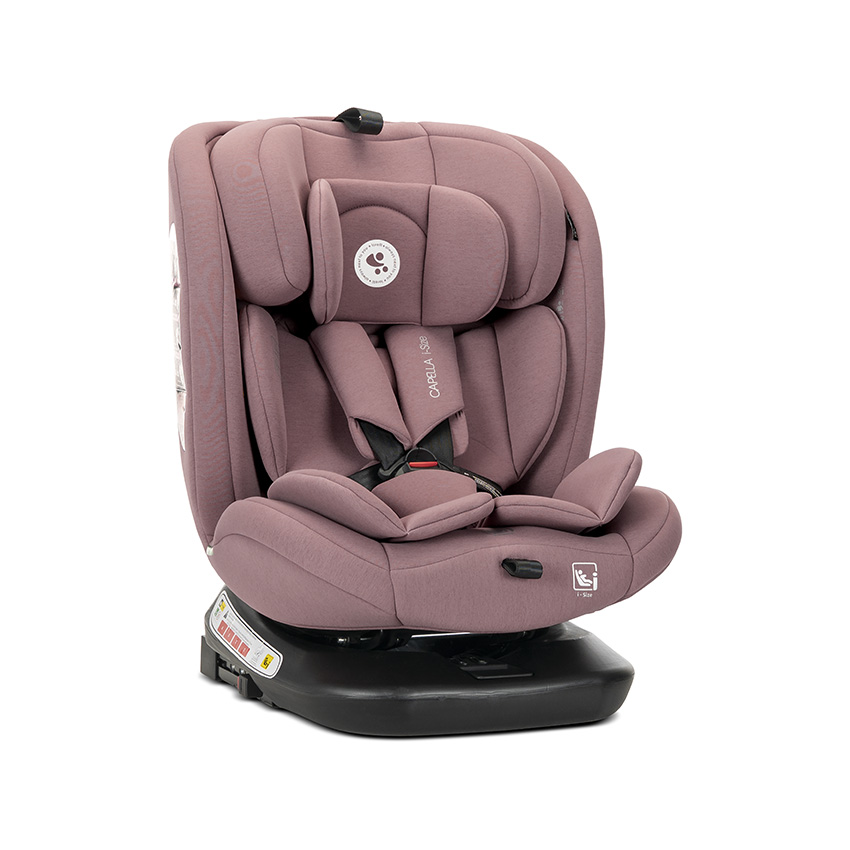 Scaun auto Lorelli Capella Pink i-Size rotativ