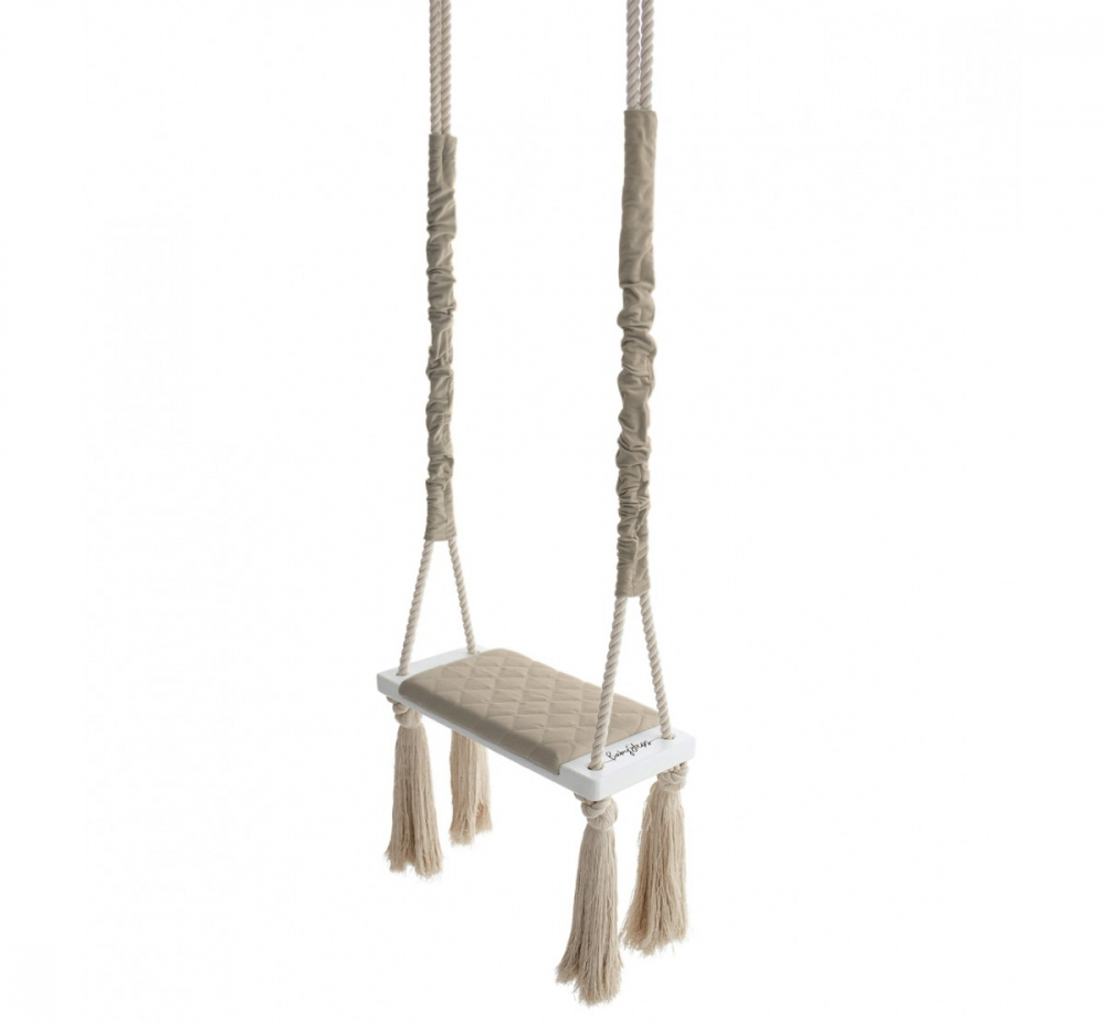 Leagan WoodSwing Velvet Bej BabySteps - imagine 8