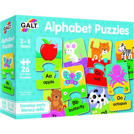Set Puzzle Alfabet Galt, 26 Piese, 3-5 Ani