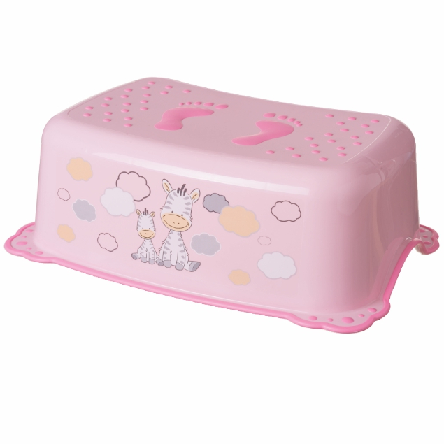 Înăltător Baie Maltex Baby Zebra Pink - imagine 2