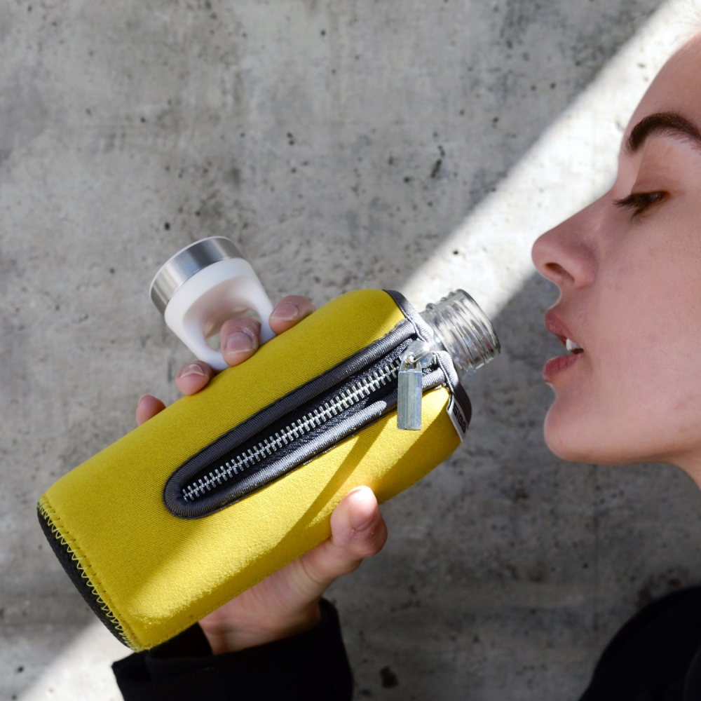 Bidon Sticlă SIGG Stella Yellow 0.5L - imagine 2