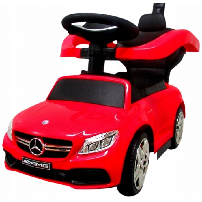 Masinuta R-Sport Mercedes C63 AMG Rosu cu Maner