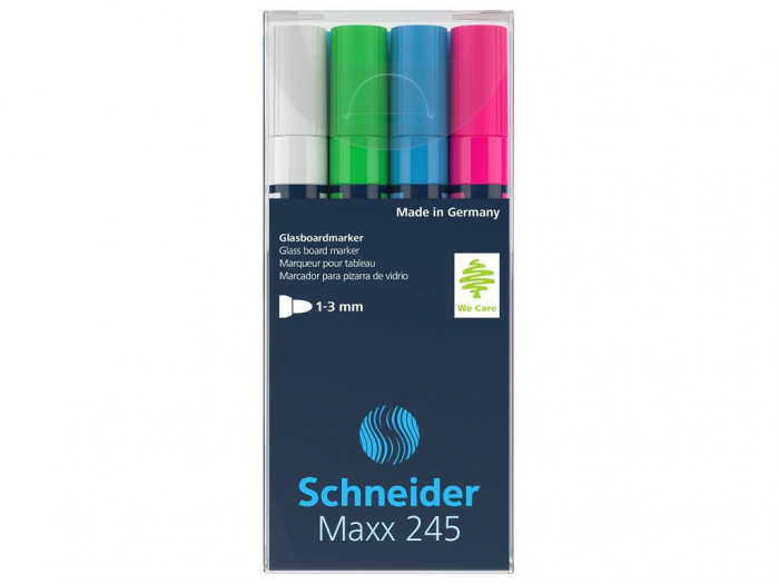Set 4 Markere Sticlă Schneider Maxx