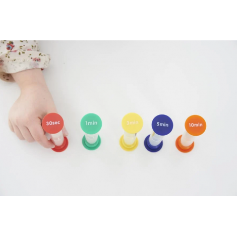 Tickit Miniclepsidre Colorate Set 5 Buc - imagine 4