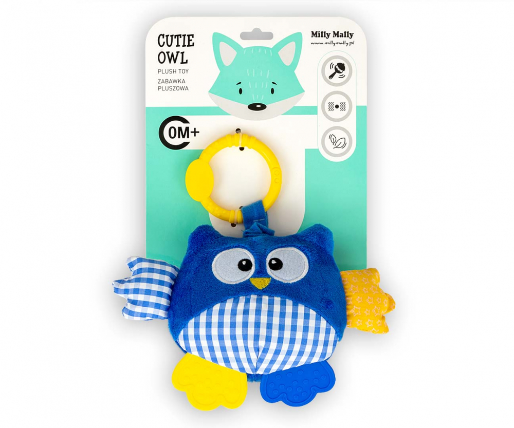 Jucarie Plus Milly Mally Cutie Owl - Agățat - imagine 4