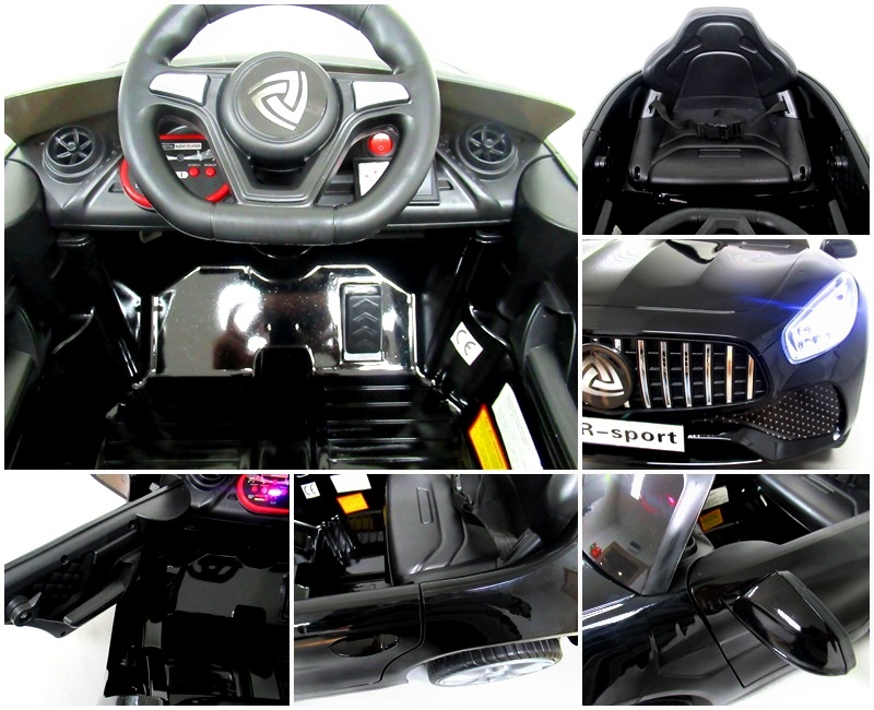 Mașinuță Electrică Cabrio B3 Negru | Autokids.ro - imagine 3