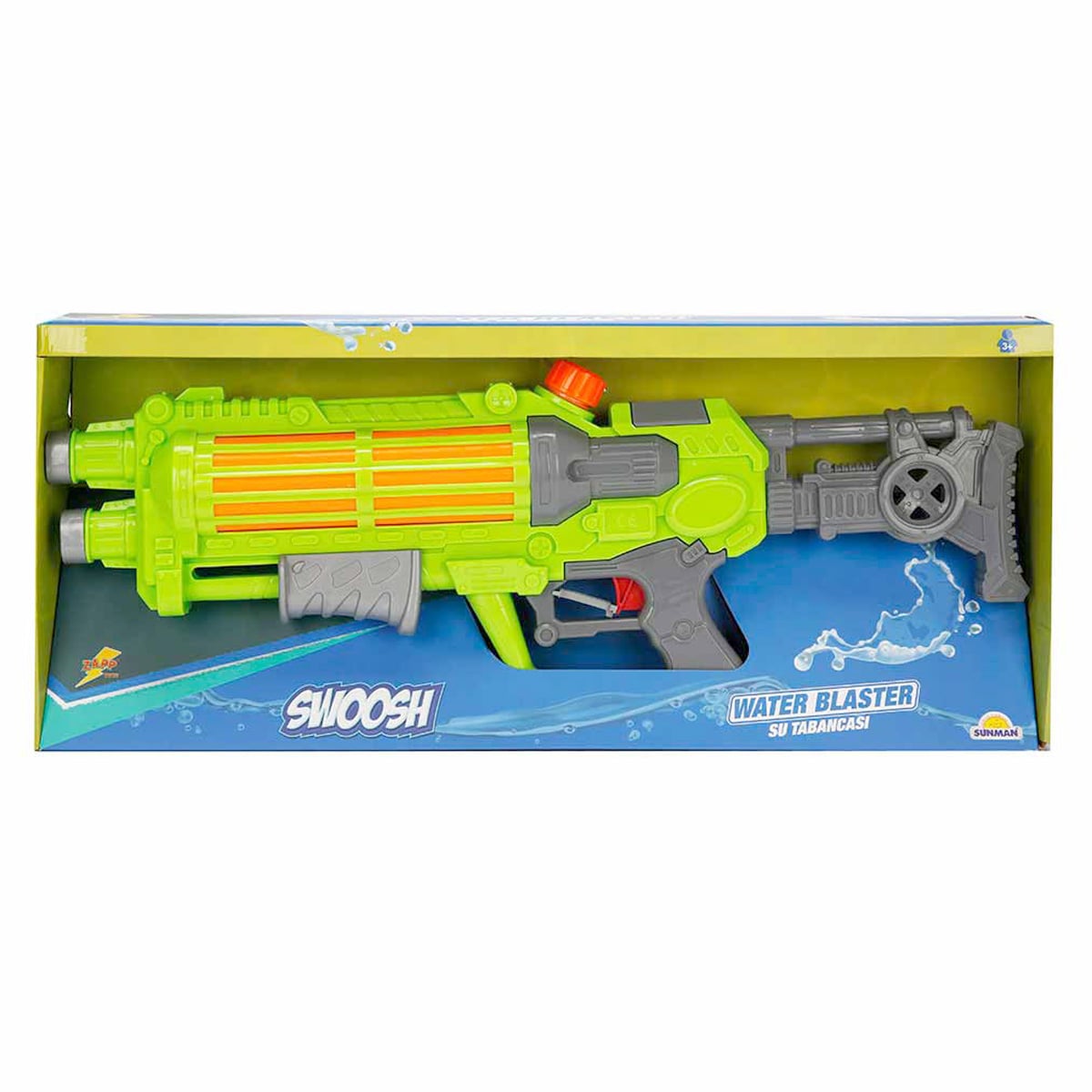 Pistol cu Apa Swoosh Zapp Toys, 57 cm, Verde
