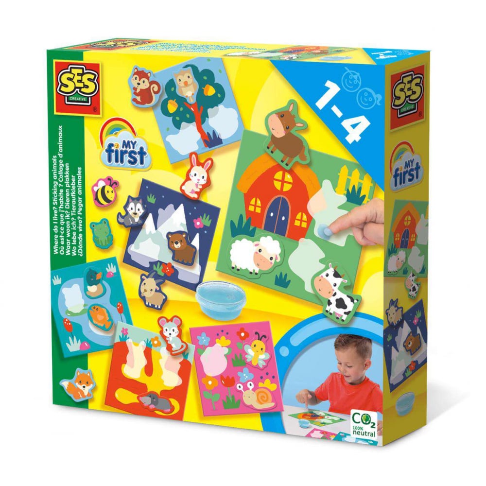 Set Educativ Autocolante Animale | Ses Creative