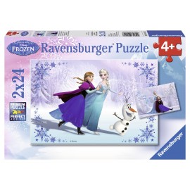 Puzzle Ravensburger Frozen 2x24 Piese