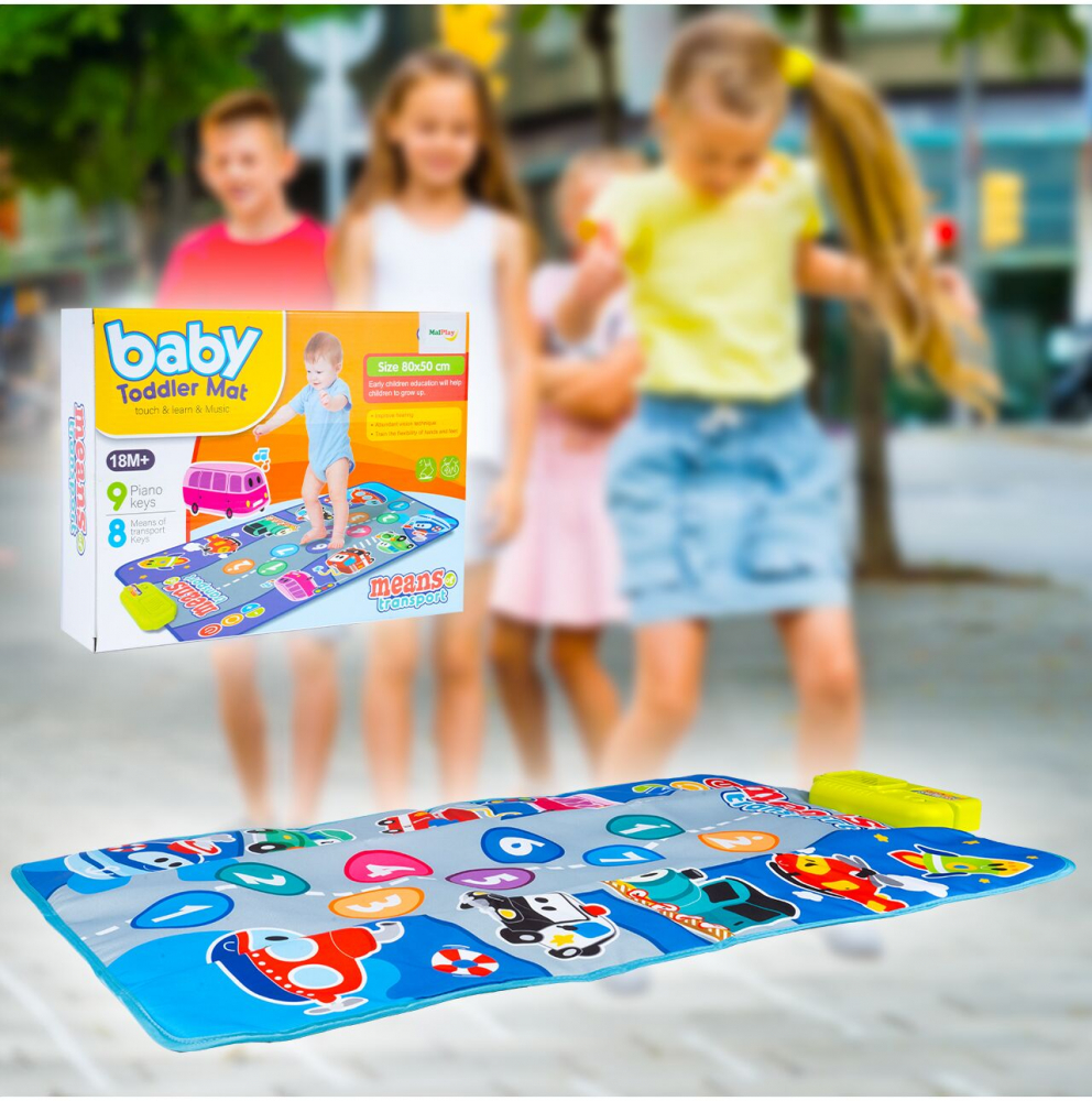 Covoraș Interactiv Muzical Mașini Malplay - imagine 3