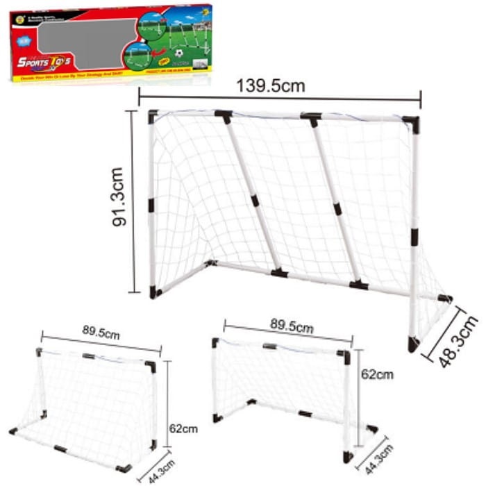 Set Porti Fotbal Doris 2in1 cu Mingie - imagine 2