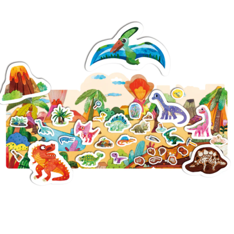 Stickere Reutilizabile Dinozauri Mieredu - imagine 3