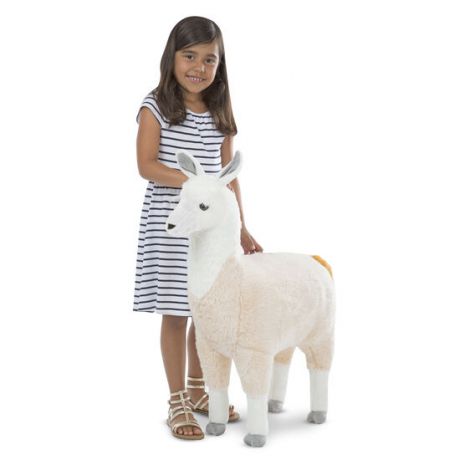 Lama Gigant din Plus Melissa & Doug 76 cm - imagine 2