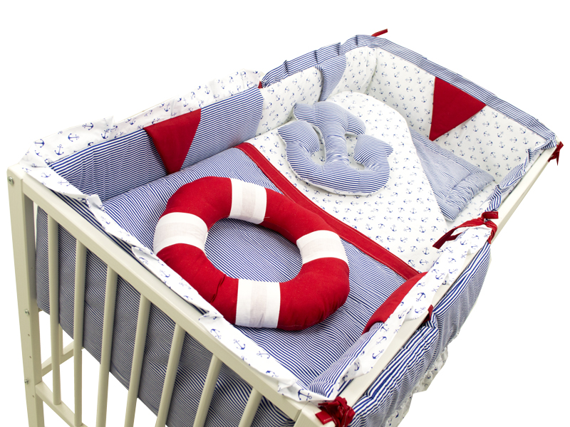Lenjerie Patut Ocean Mykids, 9 Piese, Multicolor