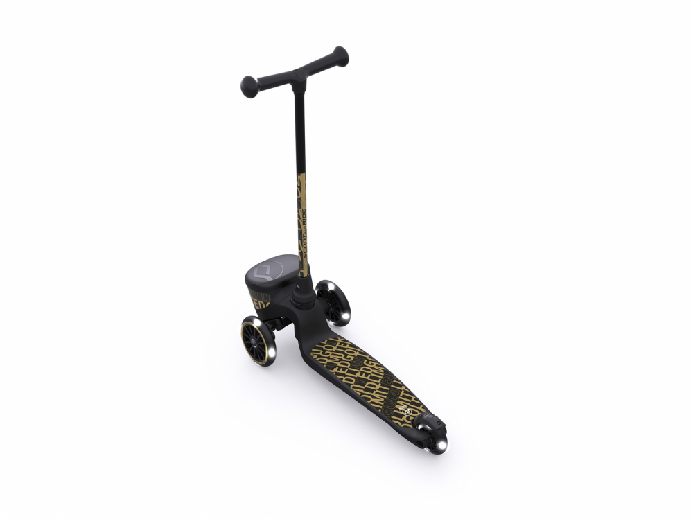Trotineta Scoot and Ride Highwaykick 2 Black Gold - imagine 5