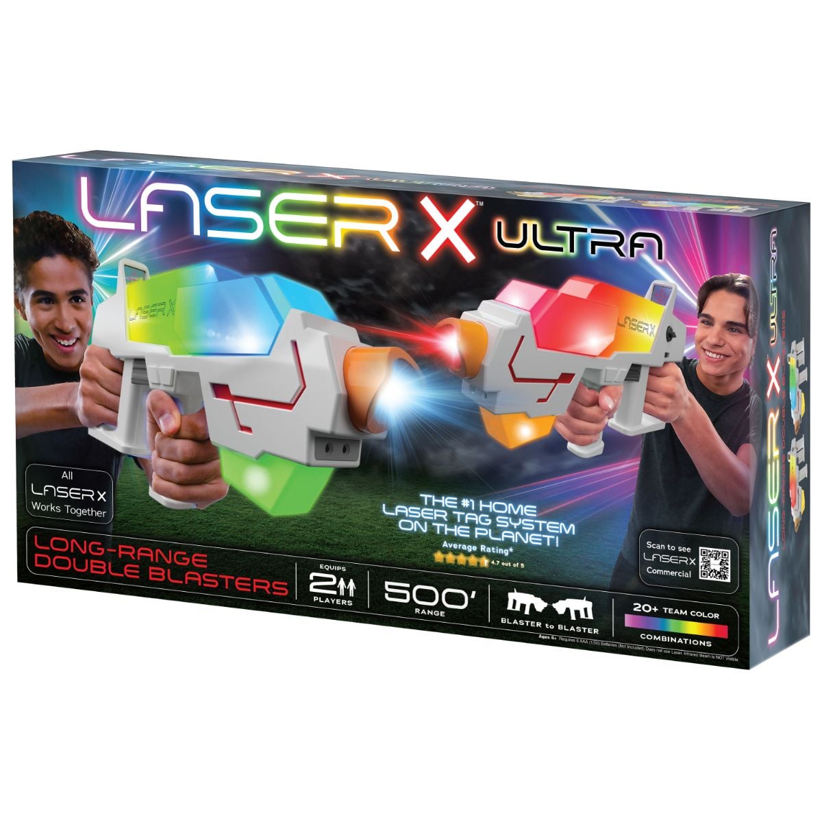 Laser X Ultra Set, 2 Blasters, 150m