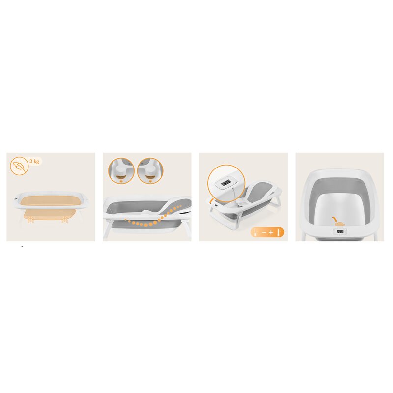 Cadă Pliabilă Lionelo Bubble, Suport Anatomic - imagine 3