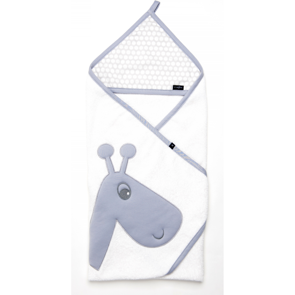 Prosop Baie Bebe cu Gluga Girafa 80x80 Womar - imagine 4