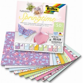 Hartie Origami 50 Coli 15x15 Primavara - Folia Paper - imagine 2