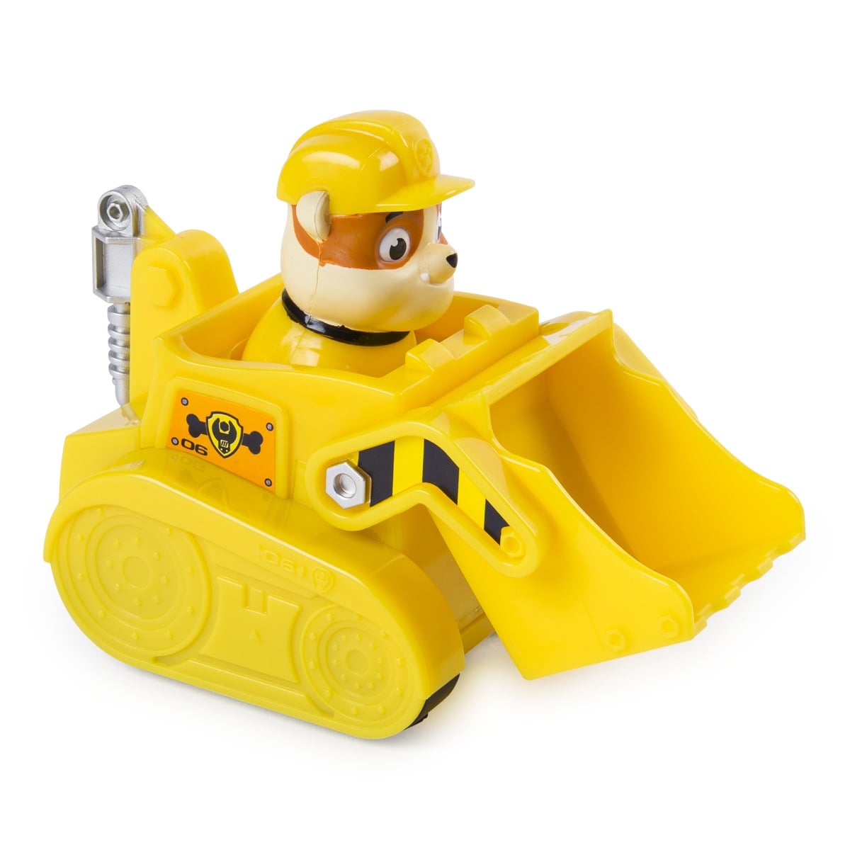 Figurina Rubble Paw Patrol cu Vehicul Intervenție