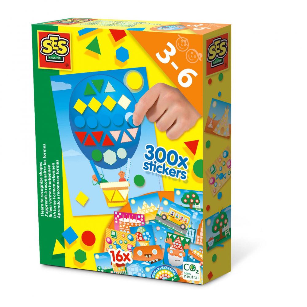 Kit Ses Creative: Învață Forme 3-6 Ani