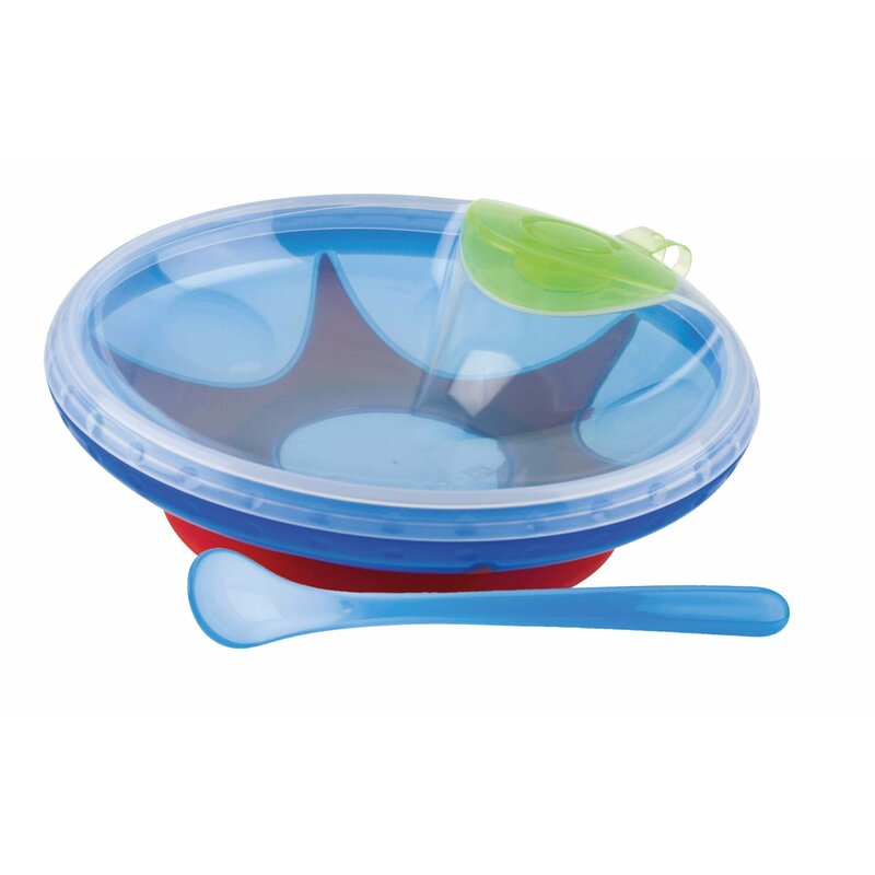 Bol Nuby cu ventuza 400ml - Alimentare independentă - imagine 2