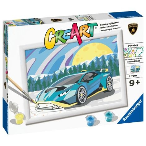 Ravensburger CreArt Pictură Lamborghini Copii - imagine 2