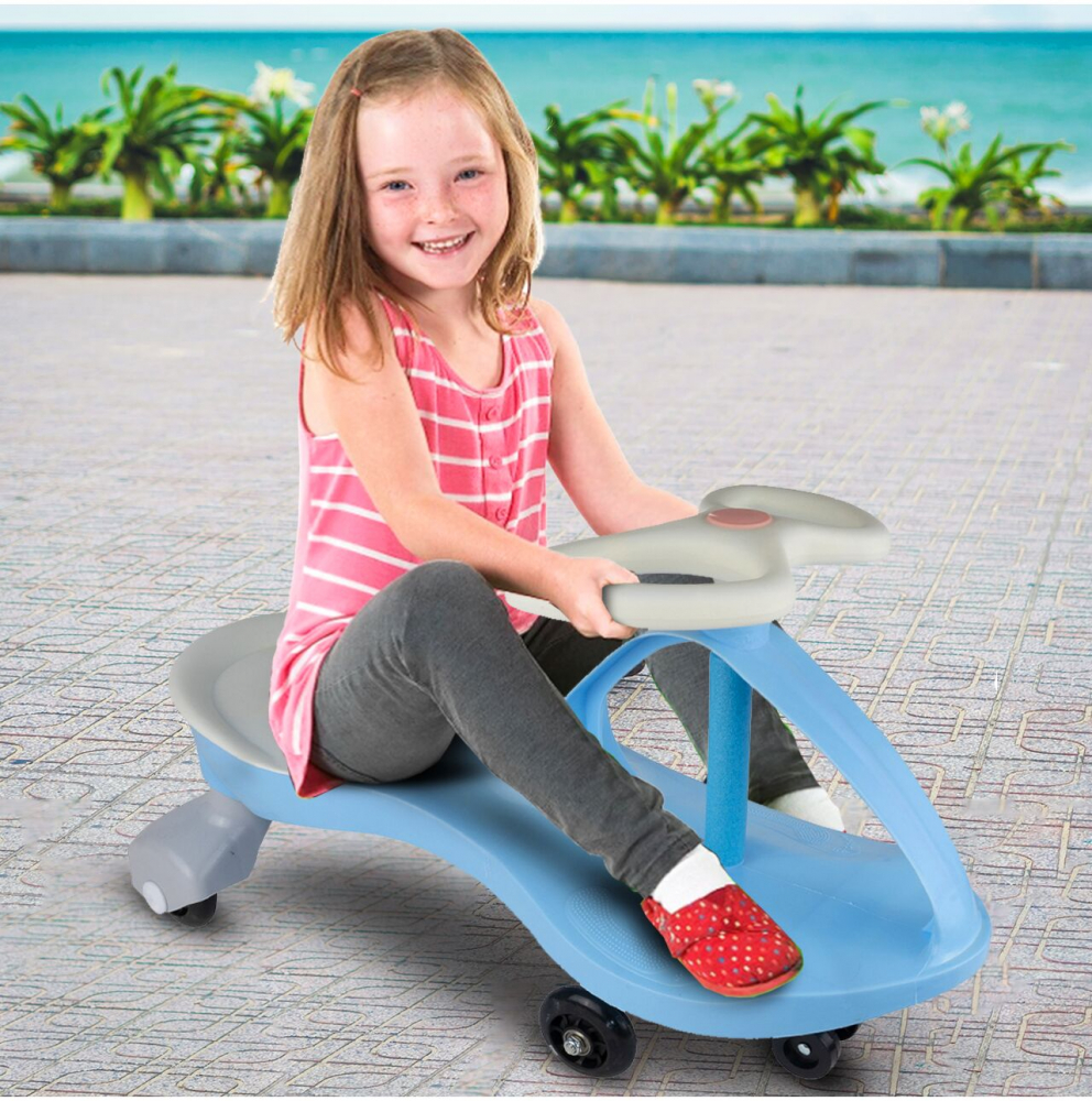 PlasmaCar Malplay Blue, Fără Pedale, Roti Luminoase - imagine 3