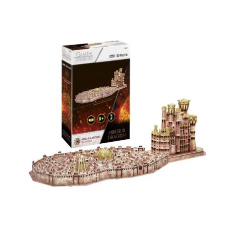 Puzzle 3D Revell King's Landing Casa Dragonului