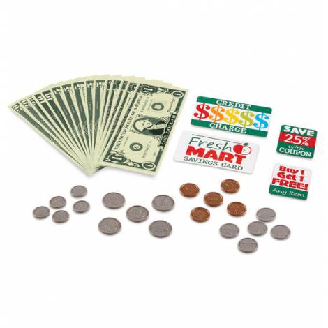 Set Supermarket Melissa & Doug, 70 Accesorii, 3-7 Ani - imagine 6