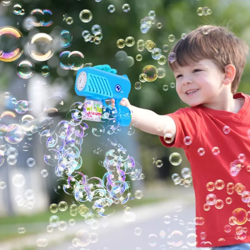 Pistol Baloane Sapun Lumini Blue Whale Nicekids - imagine 4