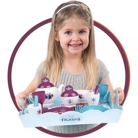 Smoby Frozen 2 XL - Carucior ceai cu 17 accesorii - imagine 3