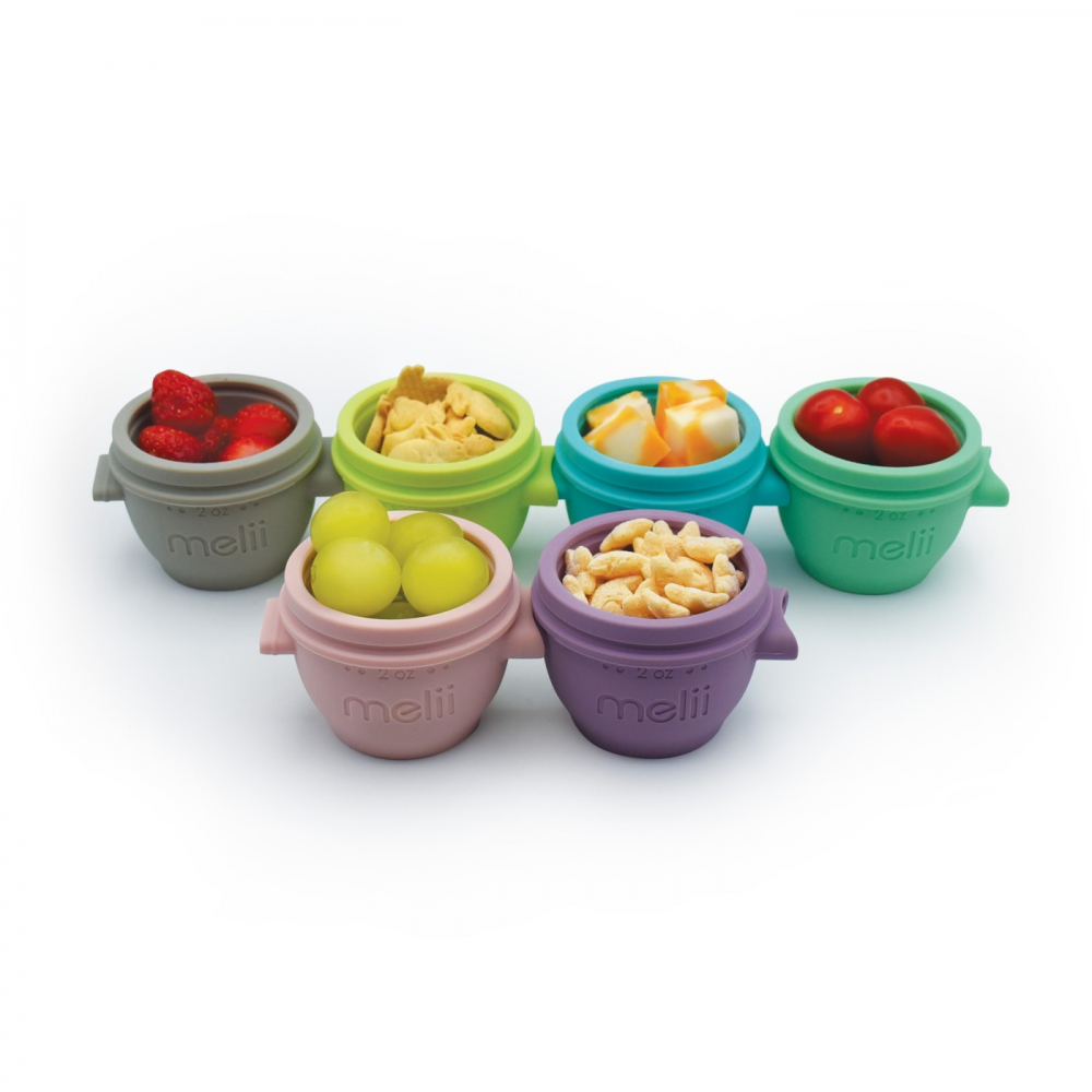 Melii Snapgo Set 6 Recipiente Silicon Portii - imagine 2