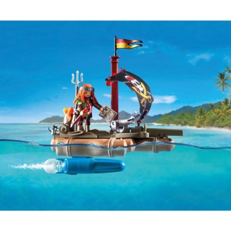 Playmobil Pluta Piraților cu Comoară - Jucărie - imagine 5