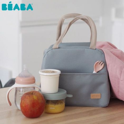 Geanta Izoterma Beaba Frosty Green - Mese Perfecte - imagine 5