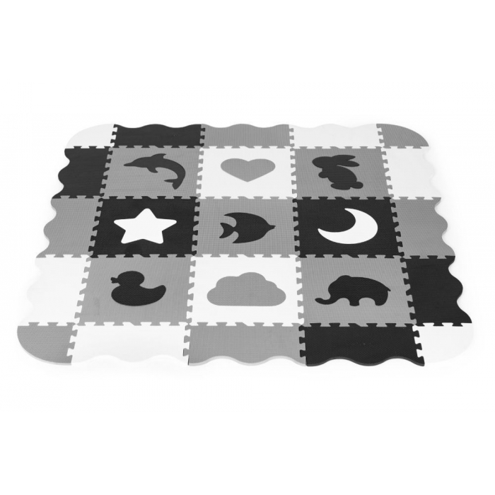 Salteluta joaca Ecotoys Puzzle, 25 elemente, ECOEVA015 - imagine 2