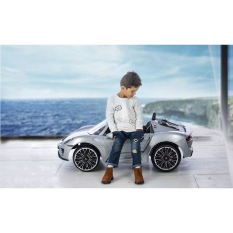 Rollplay Porsche 918 Spyder 12V cu Telecomandă - imagine 4