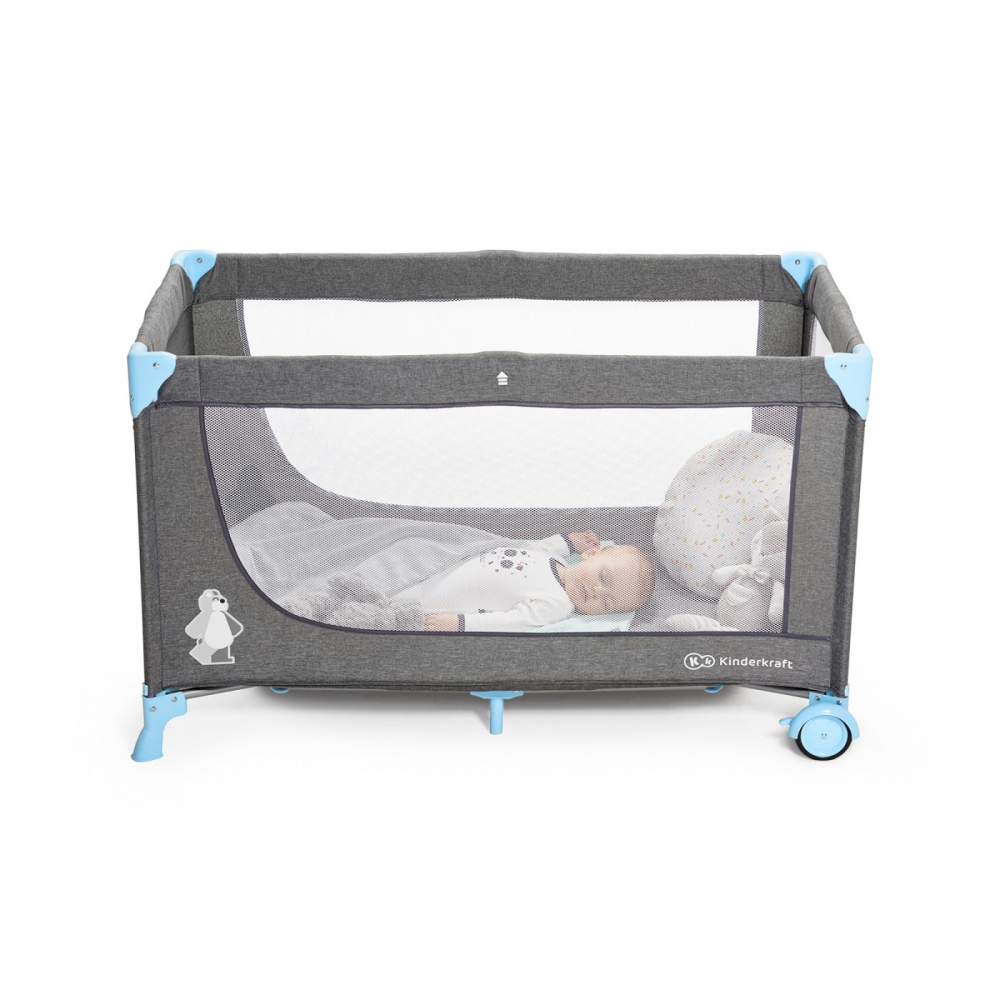 Patut Travel Kinderkraft Joy Blue | Pliare Rapidă - imagine 7