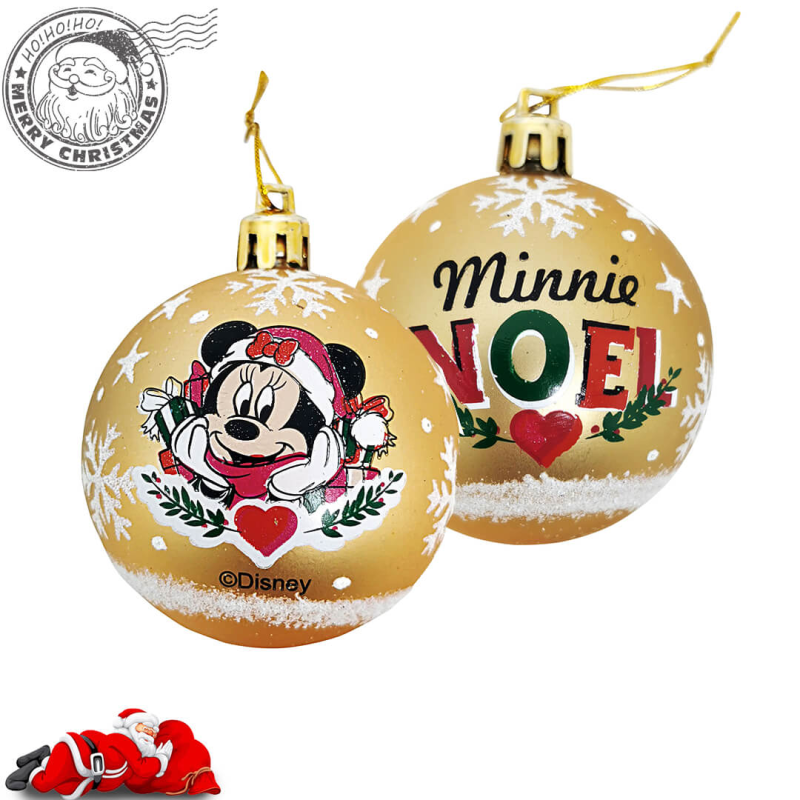 Set 6 Globuri Aurii Minnie Mouse Disney - imagine 2