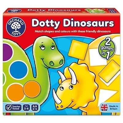 Joc educativ Dinozaurii cu pete Orchard Toys