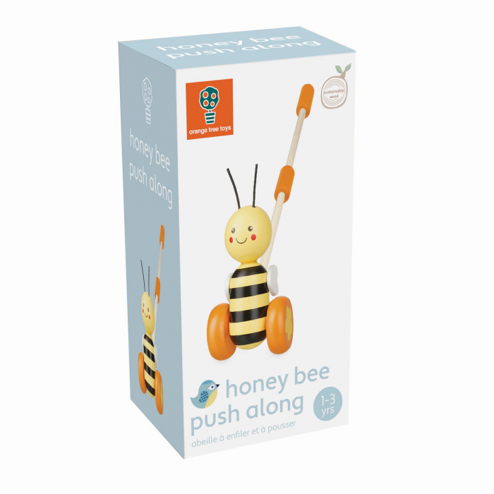 Albinuta Wooden Push Toy Orange Tree - 52cm