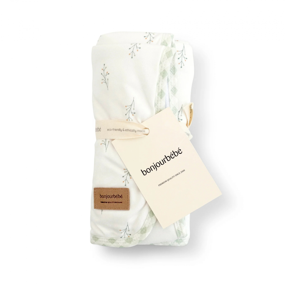 Paturica hipoalergenică Bonjourbébé, jersey bumbac - imagine 2